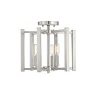 Plafonnier Semi Encastré Savoy House Essentials Benson 6-7702-3-Sn 3 Lumières 180W Nickel Satiné