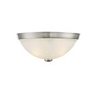Plafonnier Savoy House Essentials 6-780-11-Sn 2 Lumières 80W Nickel Satiné