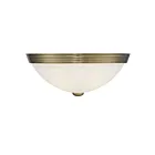 Plafonnier Savoy House Essentials 6-780-13-322 2 Lumières 120W Laiton Chaud
