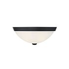 Plafonnier Savoy House Essentials 6-780-13-Bk 2 Lumières 120W Noir Mat