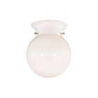 Plafonnier Savoy House 6-904-5-Wht 1 Lumière 60W Blanc
