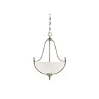 Suspendu Savoy House Essentials Herndon 7-1004-3-Sn 3 Lumières 180W Nickel Satiné