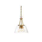 Suspendu Savoy House Essentials Calhoun 7-1025-3-322 3 Lumières 180W Laiton Chaud