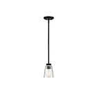 Mini Suspendu Savoy House Essentials Calhoun 7-1026-1-89 1 Lumière 60W Noir Mat