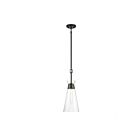 Suspendu Savoy House Essentials Lakewood 7-1831-1-89 1 Lumière 60W Noir Mat