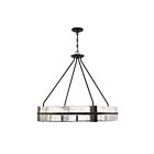 Suspendu Savoy House Hudson 7-1851-12-89 12 Lumières 720W Noir Mat