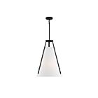 Suspendu Savoy House Essentials Newport 7-2521-4-89 4 Lumières 240W Noir Mat