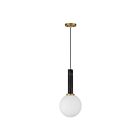 Savoy House Callaway 7-2902-1-263 1-Lumière 60W Marbre noir et laiton chaud Suspendu