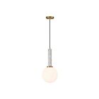 Savoy House Callaway 7-2902-1-264 1-Lumière 60W Marbre blanc et laiton chaud Suspendu