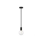 Mini Suspendu Savoy House Essentials Wright 7-3075-1-89 1 Lumière 60W Noir Mat