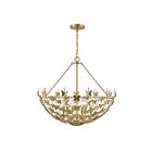 Suspendu Savoy House Birch 7-4199-6-171 6 Lumières 360W Laiton Bruni