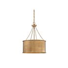 Suspendu Savoy House Rochester 7-487-4-54 4 Lumières 240W Patine D'Or