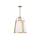 Savoy House Chartwell 7-6304-4-322 4-Lumières 240W Laiton chaud Suspendu
