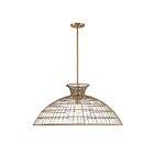 Savoy House Lanai 7-6427-1-322 1-Lumière 60W Laiton chaud Suspendu