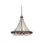 Suspendu Savoy House Mallory 7-7406-5-39 5 Lumières 300W Pierre Fossile
