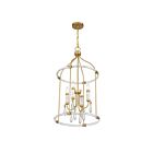 Savoy House Mayfair 7-7714-4-195 4-Lumières 240W Laiton chaud et chrome Suspendu
