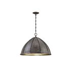 Suspendu Savoy House Laramie 7-886-3-183 3 Lumières 180W Noyer Chelsea