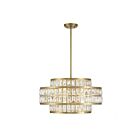 Suspendu Savoy House Essentials Renzo 7-9046-4-322 4 Lumières 240W Laiton Chaud