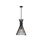 Savoy House Longfellow 7-9602-1-89 1-Lumière 60W Noir mat Suspendu