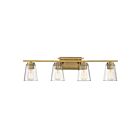Luminaire de vanité Savoy House Essentials 8-1020-4-322 Calhoun 4 Lumières 240W Laiton chaud