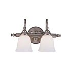 Luminaire de vanité Savoy House Essentials 8-1062-2-CH Brunswick 2 Lumières 120W Chrome