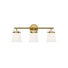 Luminaire de vanité Savoy House Essentials 8-1627-3-322 Kaden 3 Lumières 180W Laiton chaud