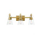 Luminaire de vanité Savoy House Essentials 8-1830-3-322 Lakewood 3 Lumières 180W Laiton chaud