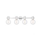 Luminaire de vanité Savoy House Essentials 8-3076-4-11 Wright 4 Lumières 240W Noir mat