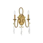 Savoy House Fairchild 9-2704-2-322 2-Lumières Laiton chaud Applique Murale