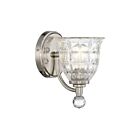 Applique Murale Savoy House Birone 9-880-1-109 1 Lumière Nickel Poli