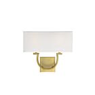 Applique Murale Savoy House Essentials Rhodes 9-998-2-322 2 Lumières Laiton Chaud