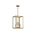 Suspendu Savoy House Meridian M30008Nb 4 Lumières 240W Laiton Naturel