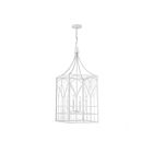 Suspendu Savoy House Meridian M30012Dw 4 Lumières 240W Blanc Vieilli