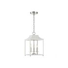 Suspendu Savoy House Meridian M30013Whpn 3 Lumières 180W Blanc Avec Nickel Poli