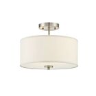 Plafonnier Semi Encastré Savoy House Meridian M60008Bn 2 Lumières 120W Nickel Brossé