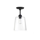 Plafonnier Semi Encastré Savoy House Meridian M60010Mbk 1 Lumière 60W Noir Mat