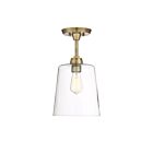 Plafonnier Semi Encastré Savoy House Meridian M60010Nb 1 Lumière 60W Laiton Naturel