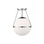 Plafonnier Semi Encastré Savoy House Meridian M60054Ch 1 Lumière 60W Noir Mat