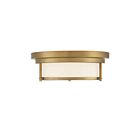 Plafonnier Savoy House Meridian M60062Nb 2 Lumières 120W Laiton Naturel