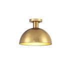 Plafonnier Semi Encastré Savoy House Meridian M60071Nb 1 Lumière 60W Laiton Naturel