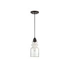 Mini Suspendu Savoy House Meridian M70018Orb 1 Lumière 60W Bronze Frotté À L'Huile