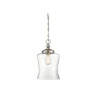 Mini Suspendu Savoy House Meridian M70019Bn 1 Lumière 60W Nickel Brossé