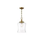 Suspendu Savoy House Meridian M70019Nb 1 Lumière 60W Laiton Naturel