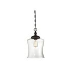 Mini Suspendu Savoy House Meridian M70019Orb 1 Lumière 60W Bronze Frotté À L'Huile