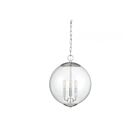 Suspendu Savoy House Meridian M70060Ch 3 Lumières 180W Laiton Chromé
