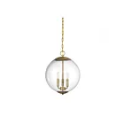 Suspendu Savoy House Meridian M70060Nb 3 Lumières 180W Laiton Naturel