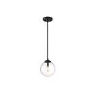 Mini Suspendu Savoy House Meridian M70067Mbk 1 Lumière 60W Noir Mat