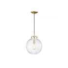 Mini Suspendu Savoy House Meridian M70068Nb 1 Lumière 60W Laiton Naturel