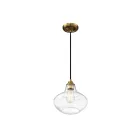 Mini Suspendu Savoy House Meridian M70080Nb 1 Lumière 60W Laiton Naturel
