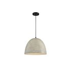 Suspendu Savoy House Meridian M70093Cmbk 1 Lumière 60W Béton Avec Noir Mat